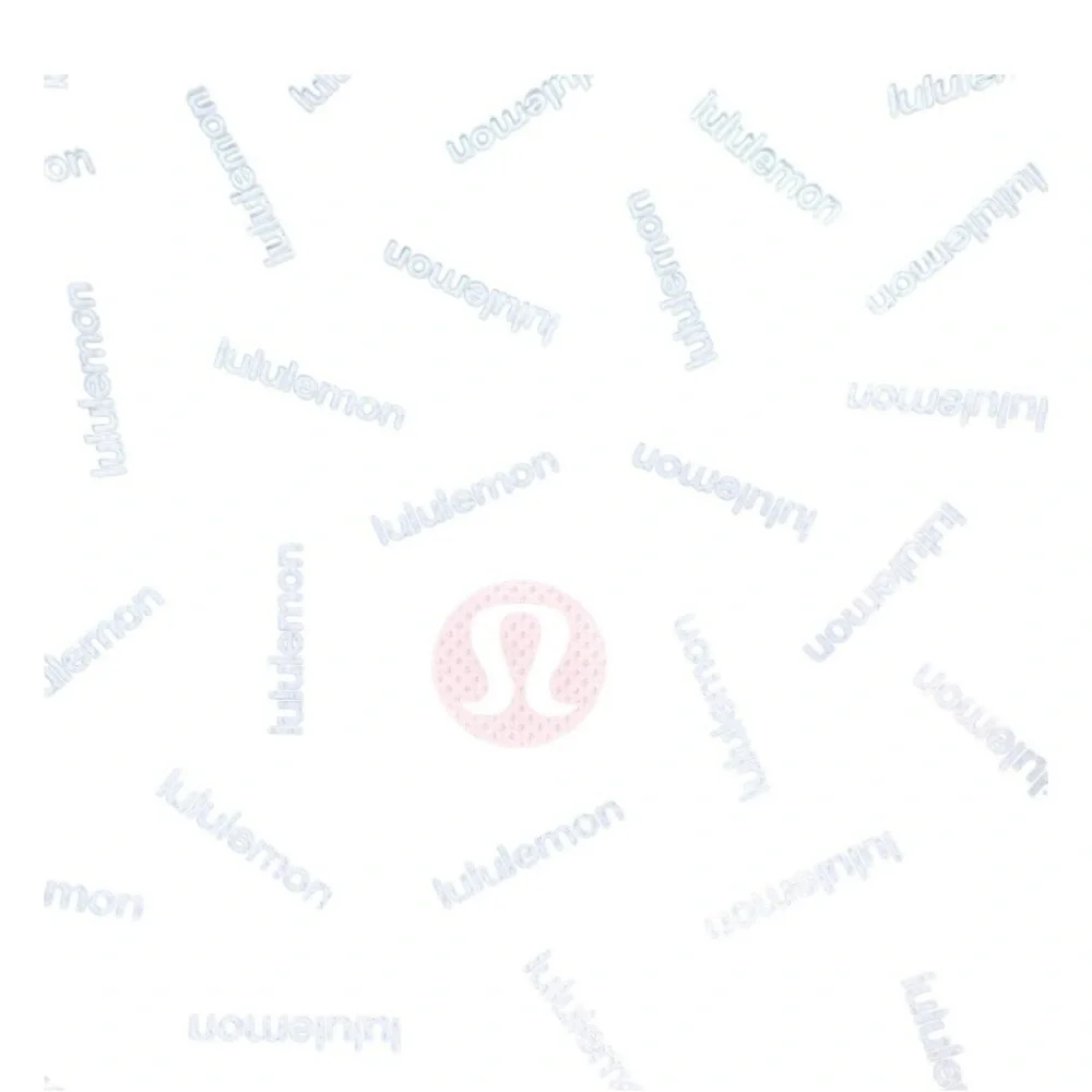 Lululemon Small Reuseable Bag- Black and White